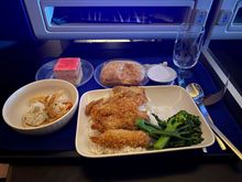 It was...okay. I was hungry, so had no problems eating the main dish and dessert.