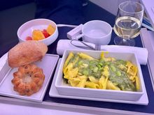 Pasta pre-landing meal. It was fine. 