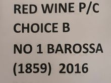 QF2 First - wine menu