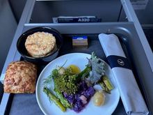 Lufthansa Purple breakfast