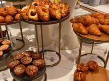 Half dozen types of pastries including Kouign Amann