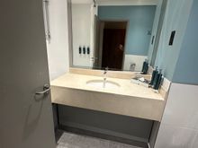 A bathroom...