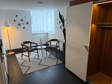 Lower floor entry with closet 