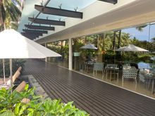 Club lounge from the pool