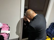 After checking in