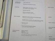 Only had the bakery selection as had eaten in the lounge beforehand