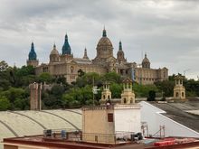 The palace as seen from the terrace