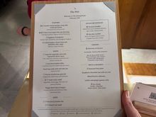 Pier menu on Feb 9 2026