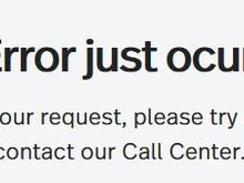 Error -  Over a month and still not fixed