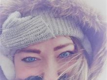 Me on a very cold boat trip in New York.