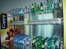 This is what the water section in an airline lounge should be like.