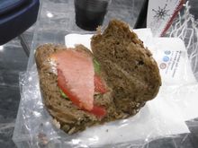 Supposedly Smoked Salmon and Cream Cheese ... without cheese!