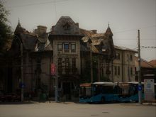 Buildings in decay.