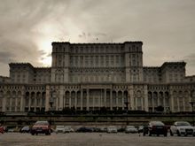The Palace of the Parliament - one of the biggest buildings in the world.