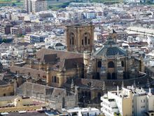 Cathedral Capilla Real de Granada, constructed between 1505 and 1517, burial place of the Spanish monarchs, Queen Isabella I and King Ferdinand, the Catholics.