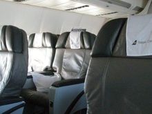 Icelandair C leather seats on 757