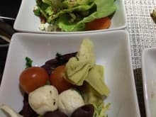Dinner Appetizer and Wedge Salad