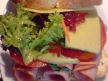 Self-made sandwich