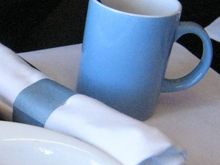 New light blue mugs with no logo