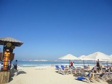 beach at Hilton resort