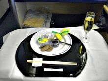 Caviar with traditional garnish
