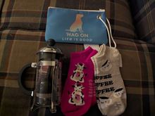 Presents from an unnamed Santa in Florida. The note said there is more to come, shipping directly from the manufacturer. 
