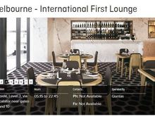 Qantas website MEL First 