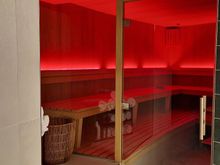 The sauna itself.