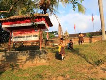 School Children Making Morning Offerings