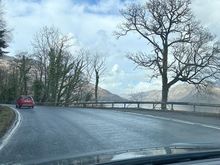The road to Glencoe, Scotland