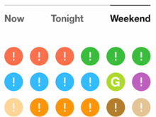 Lines with changes this weekend.
