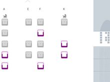 Seatmap on a 787