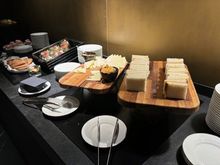 Happy Hour with sandwiches, cheese, salads