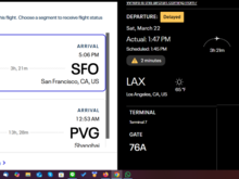 LAX-SFO then SFO-PVG