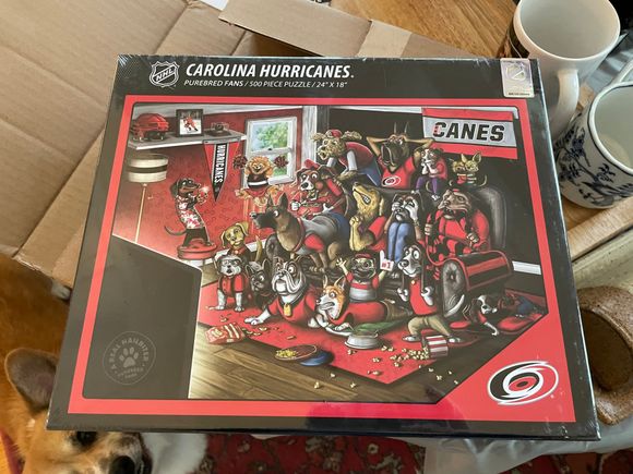 Canes jigsaw. Gonna be fun! 