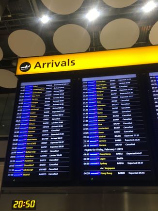 Always looks worse when you stare at the arrivals board in person than it looks on paper! 