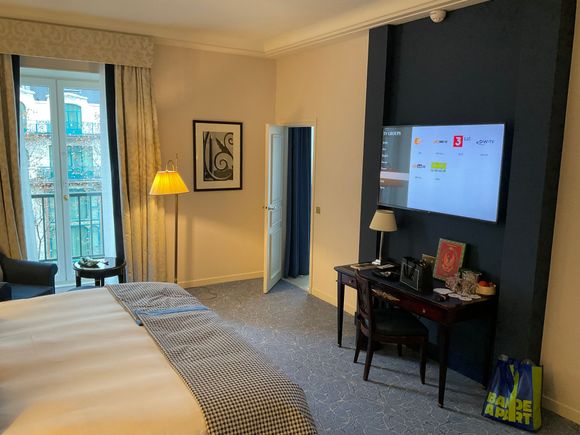 This is view of our room as we entered it 