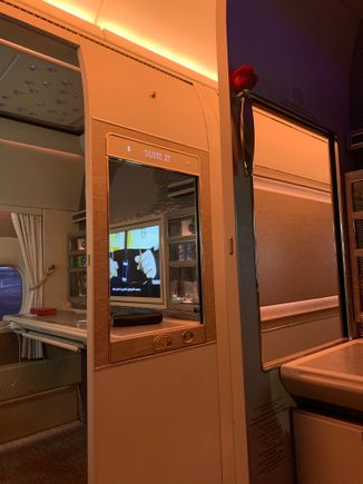 A look to the suite next door with virtual windows 