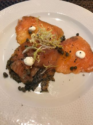 Gravad lax. Not particularly good.