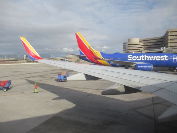 At gate upon arrival at PHX