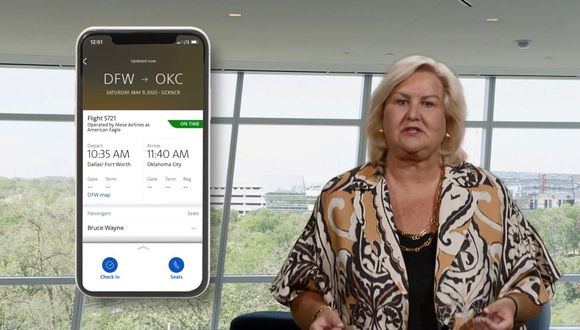 AA app check-in 