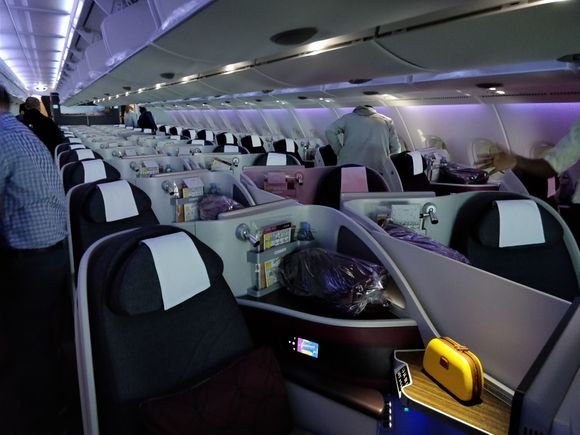 QR Airbus 380 Business class