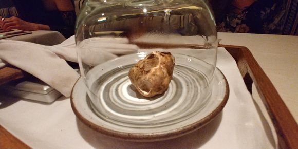 "Would you like to add white truffle" "Ugh... yes. The answer is always yes."