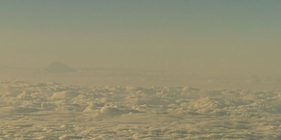 Fujisan on the upper right
