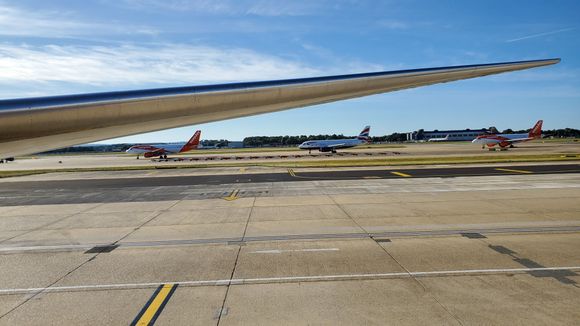 Lineup for takeoff