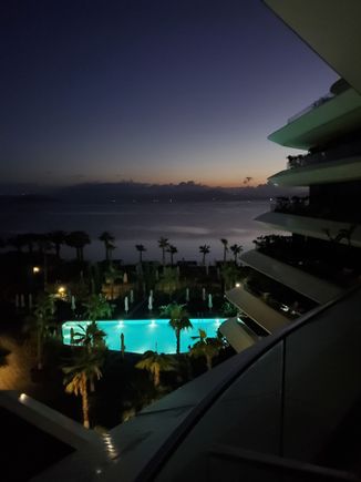 woke up early in the morning, jet legged but view gets better