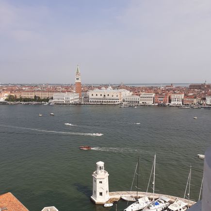 View from San Giorgio Campanile towards St Mark's square