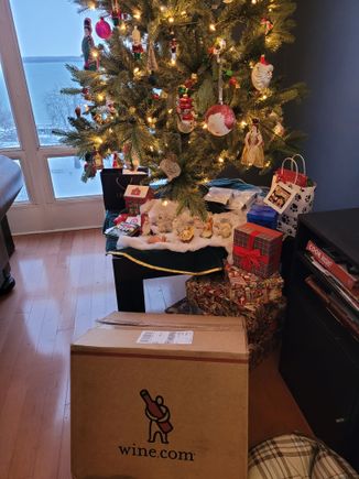 Here is what arrived awaiting to be opened.....