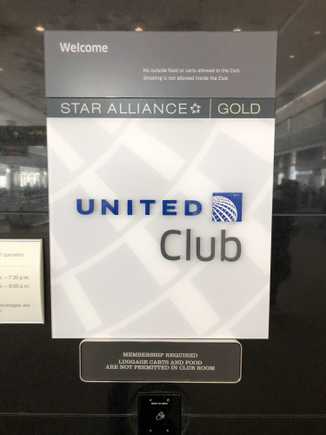 I decided to drop into the the United Club to use the restroom.   
