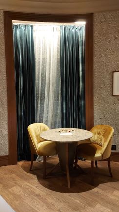 Dining area in room
